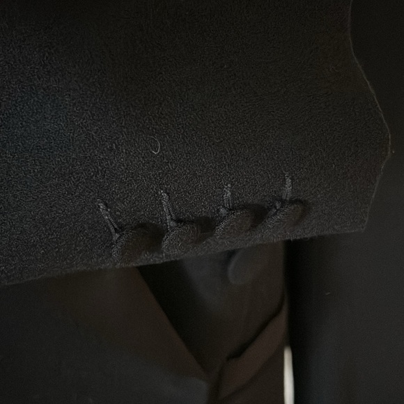 Liz Claiborne Collection vintage Tuxedo Jacket Blazer 100% Wool Size 6 - Picture 6 of 16